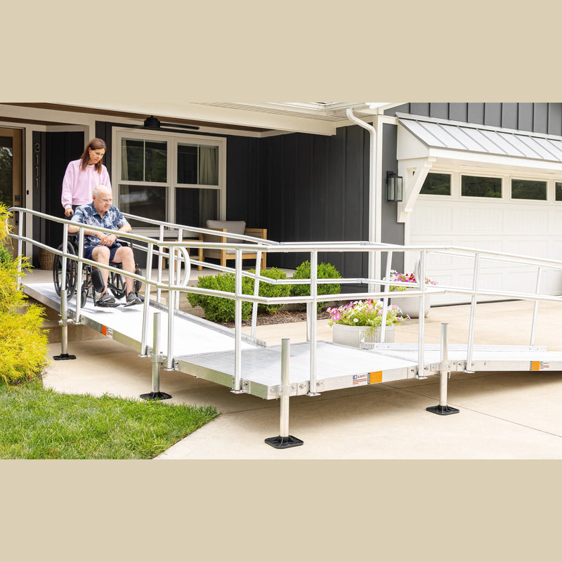 Rampit USA Aluminum Modular Wheelchair Ramp - 36" W | Independence Series