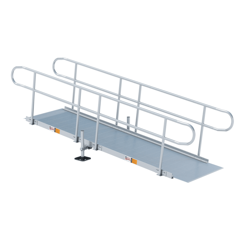 Rampit USA Aluminum Modular Wheelchair Ramp - 48" W | Independence Series