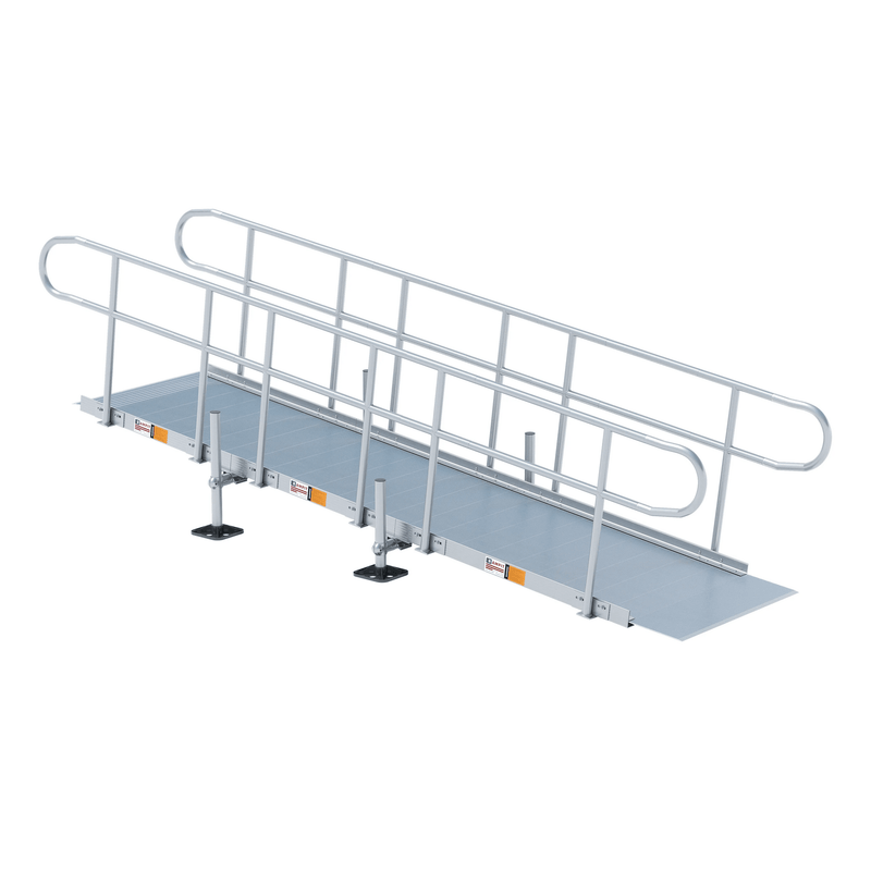 Rampit USA Aluminum Modular Wheelchair Ramp - 48" W | Independence Series