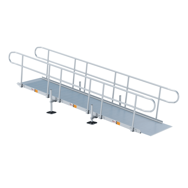 Rampit USA Aluminum Modular Wheelchair Ramp - 48" W | Independence Series