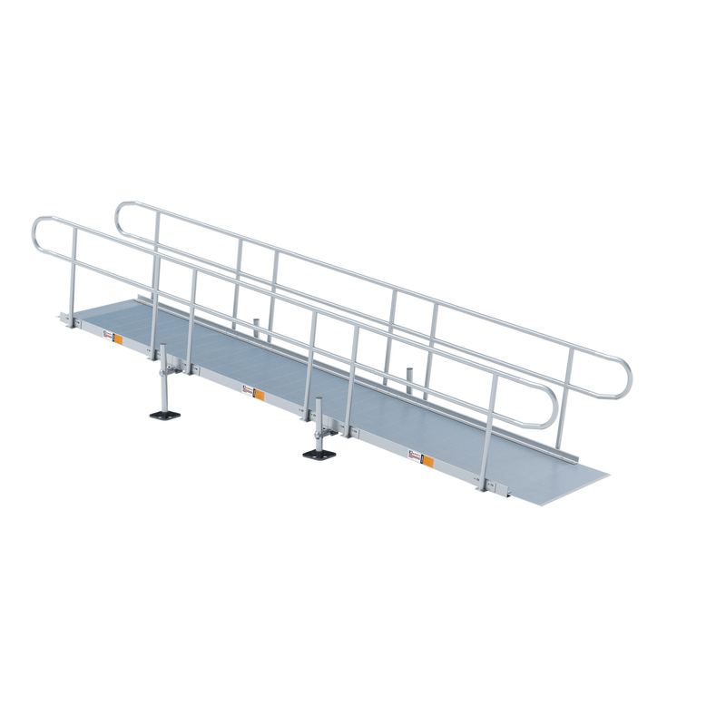 Rampit USA Aluminum Modular Wheelchair Ramp - 48" W | Independence Series