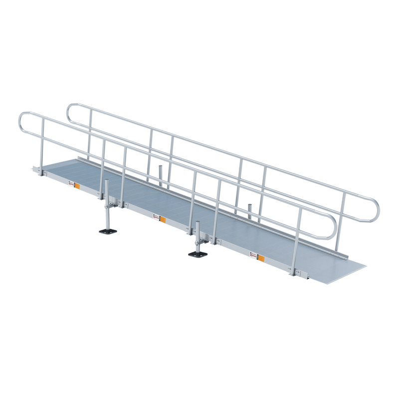 Rampit USA Aluminum Modular Wheelchair Ramp - 48" W | Independence Series