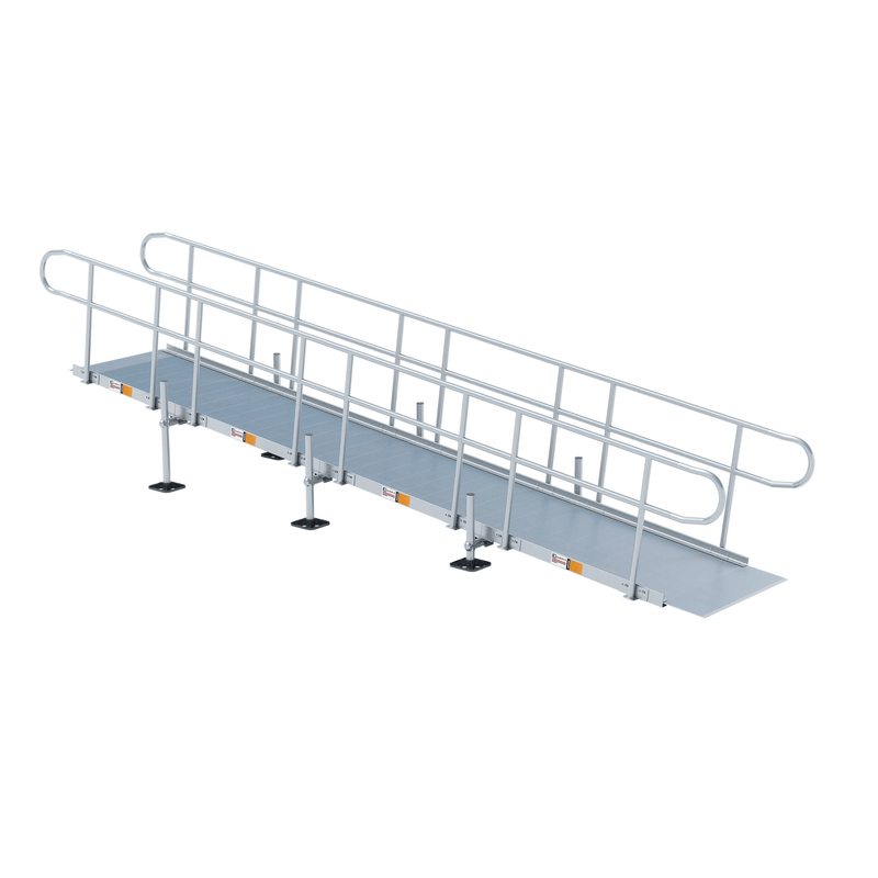 Rampit USA Aluminum Modular Wheelchair Ramp - 48" W | Independence Series