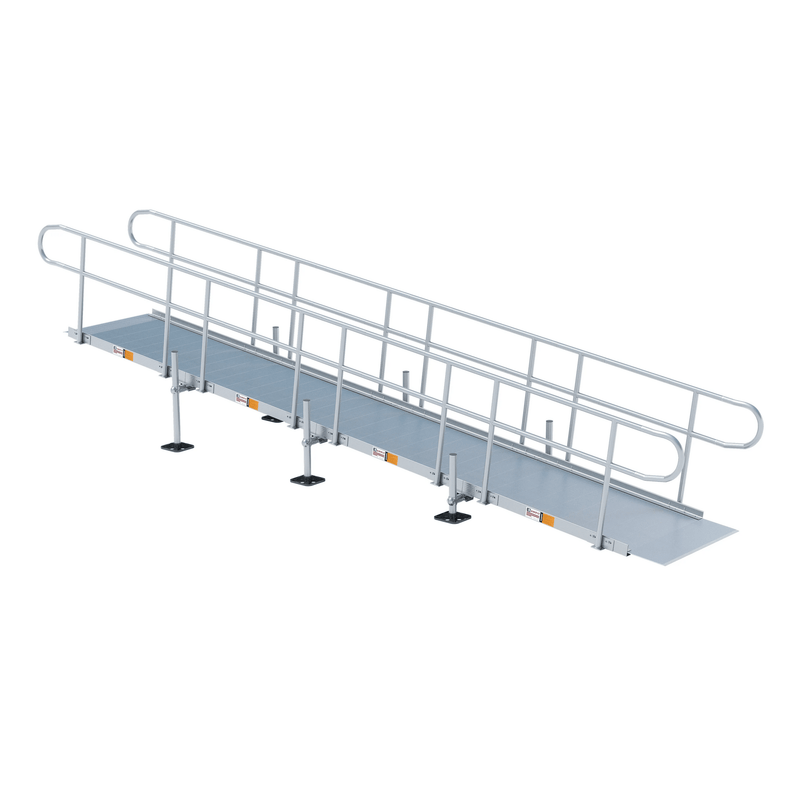 Rampit USA Aluminum Modular Wheelchair Ramp - 48" W | Independence Series