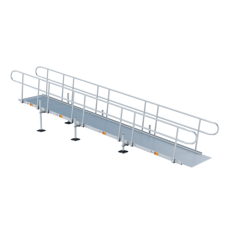 Rampit USA Aluminum Modular Wheelchair Ramp - 48" W | Independence Series