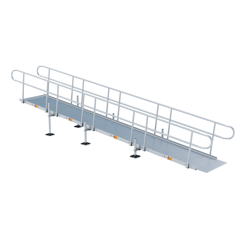 Rampit USA Aluminum Modular Wheelchair Ramp - 48" W | Independence Series
