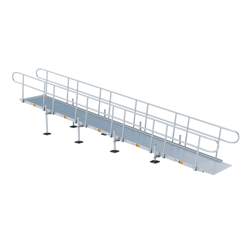 Rampit USA Aluminum Modular Wheelchair Ramp - 48" W | Independence Series