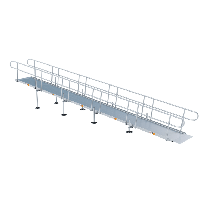 Rampit USA Aluminum Modular Wheelchair Ramp - 48" W | Independence Series