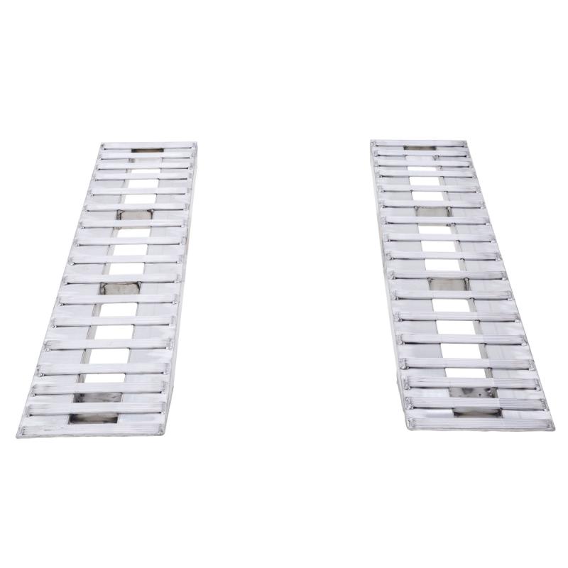 HD Ramps Aluminum Heavy Equipment Ramps | 7,000-12,000 lb per Axle | Hook End | 7 ft 6 in - 14 ft L x 14-16 in W | Sold in Pairs