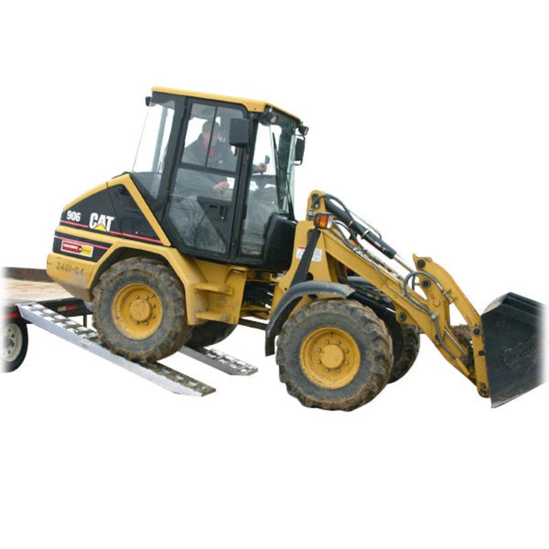 HD Ramps Aluminum Heavy Equipment Ramps | 7,000-12,000 lb per Axle | Hook End | 7 ft 6 in - 14 ft L x 14-16 in W | Sold in Pairs