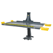 SPL-7 7,000lbs Capacity Single Post Parking Lift Side View without a car