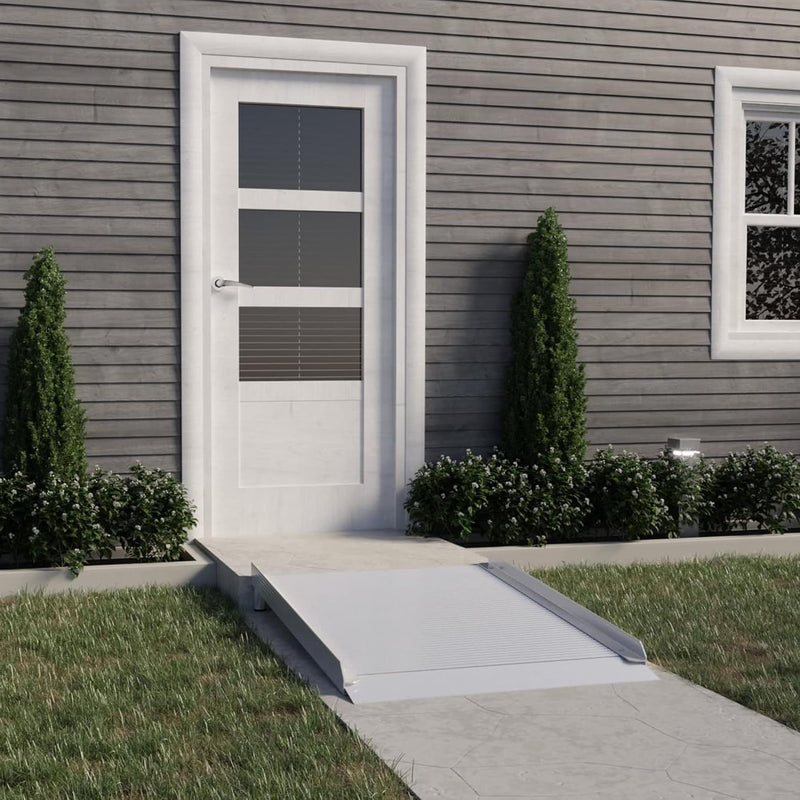 Rampit USA Semi-Portable Aluminum Butt Wheelchair Ramp with Optional Handrails | Empower Series