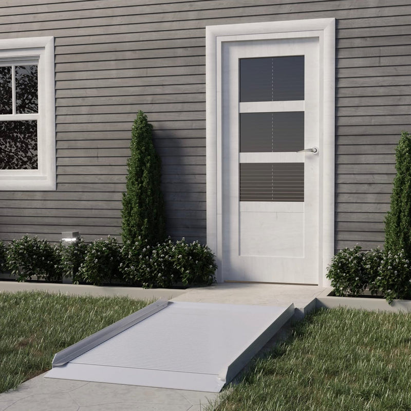 Rampit USA Semi-Portable Aluminum Curb Wheelchair Ramp with Optional Handrails | Empower Series
