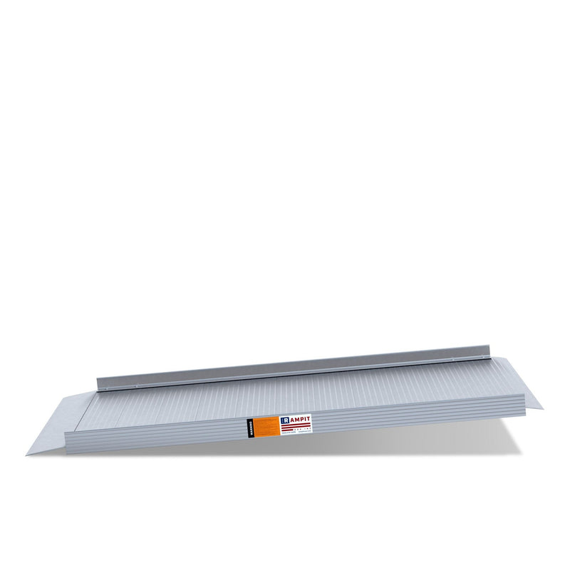 Rampit USA Semi-Portable Aluminum Curb Wheelchair Ramp with Optional Handrails | Empower Series
