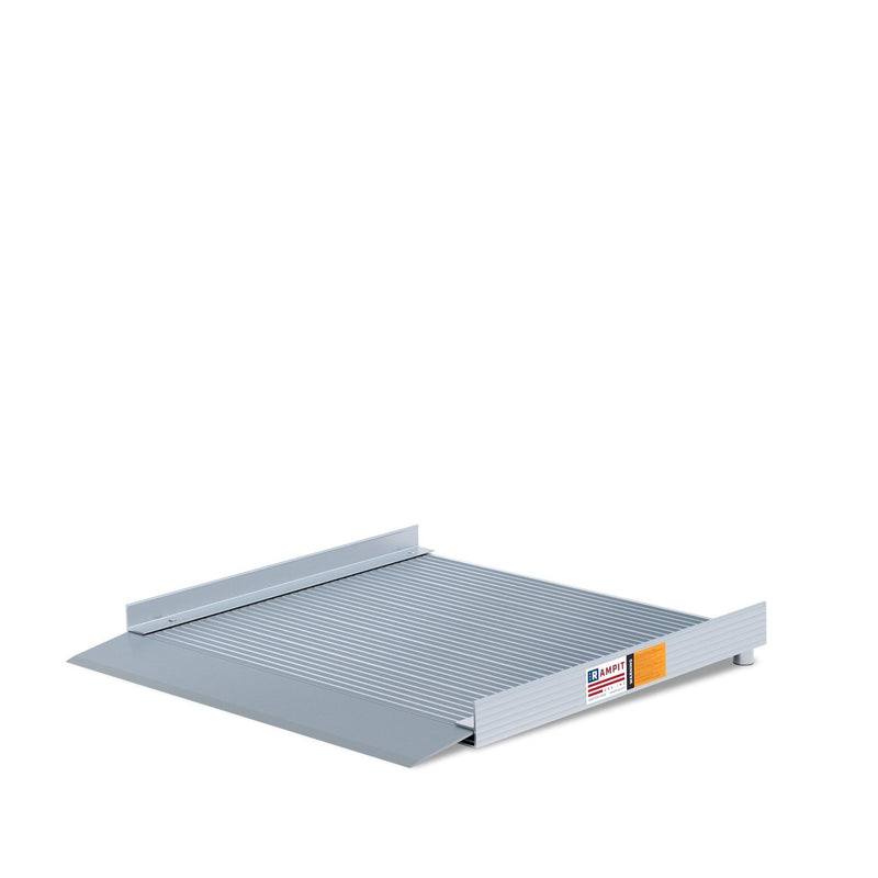 Rampit USA Semi-Portable Aluminum Butt Wheelchair Ramp with Optional Handrails | Empower Series