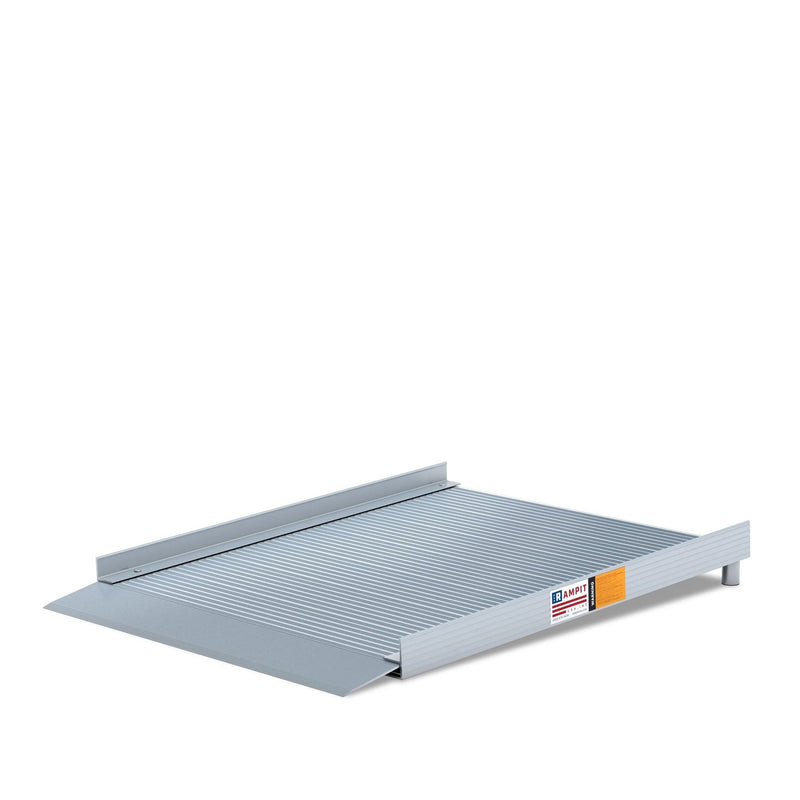 Rampit USA Semi-Portable Aluminum Butt Wheelchair Ramp with Optional Handrails | Empower Series