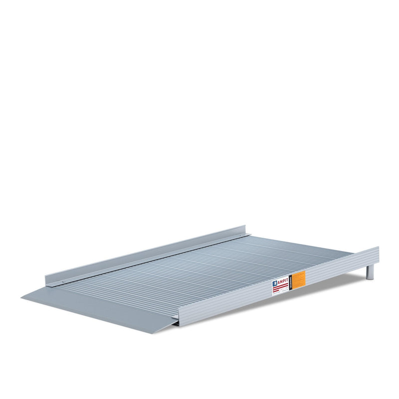 Rampit USA Semi-Portable Aluminum Butt Wheelchair Ramp with Optional Handrails | Empower Series
