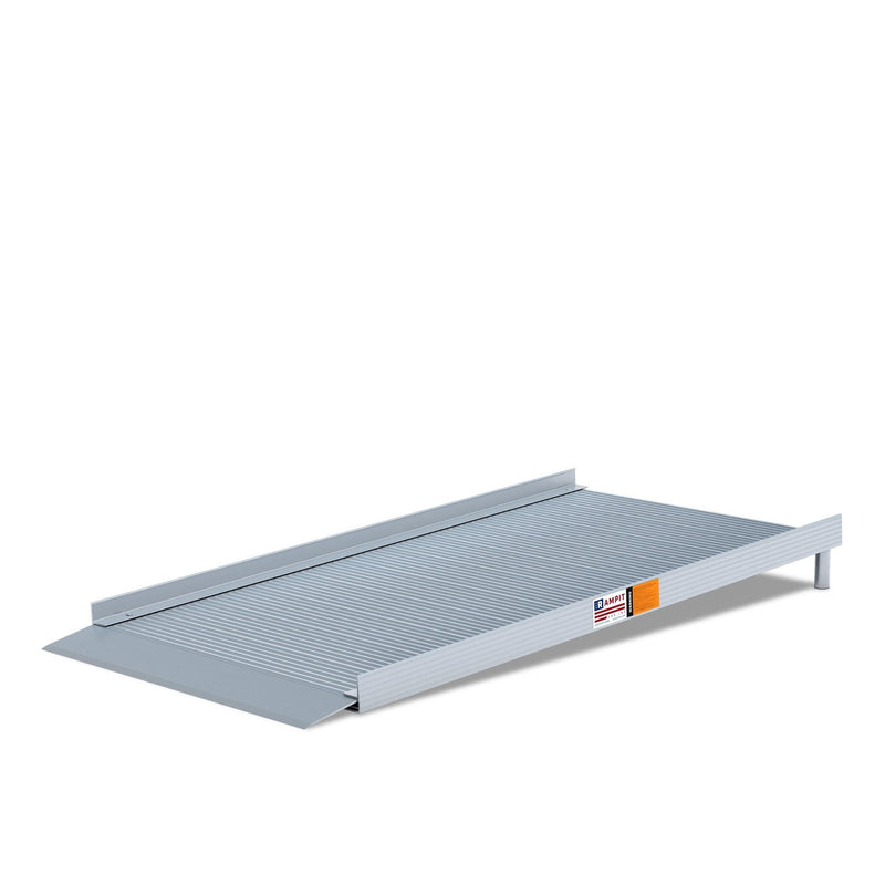 Rampit USA Semi-Portable Aluminum Butt Wheelchair Ramp with Optional Handrails | Empower Series