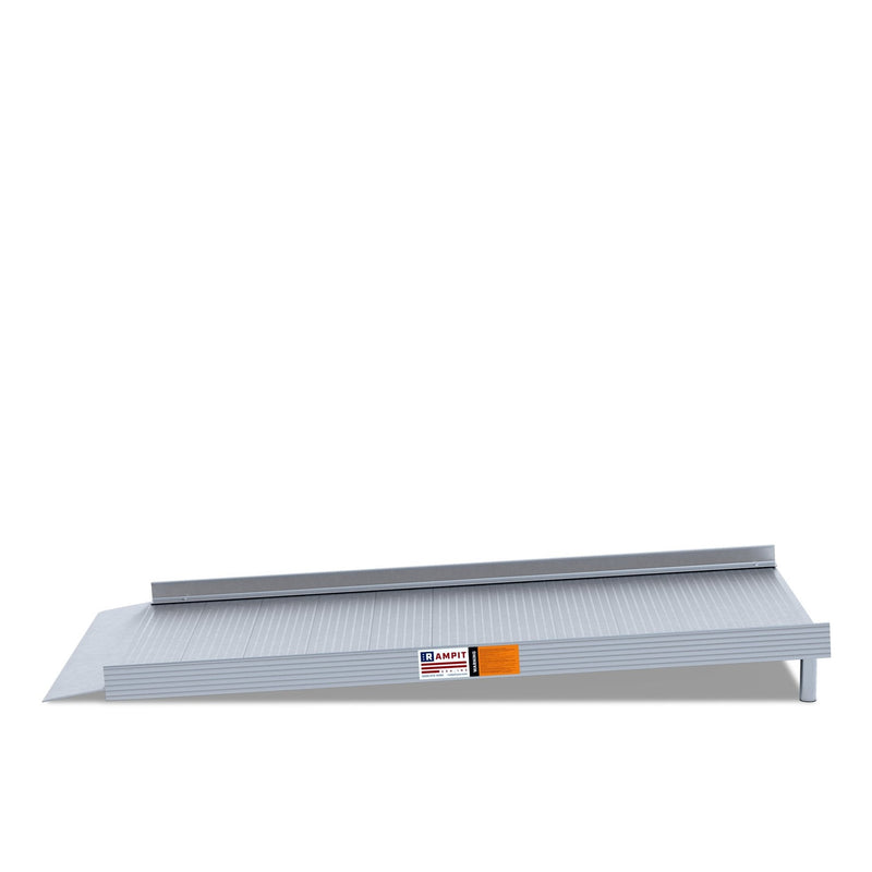 Rampit USA Semi-Portable Aluminum Butt Wheelchair Ramp with Optional Handrails | Empower Series