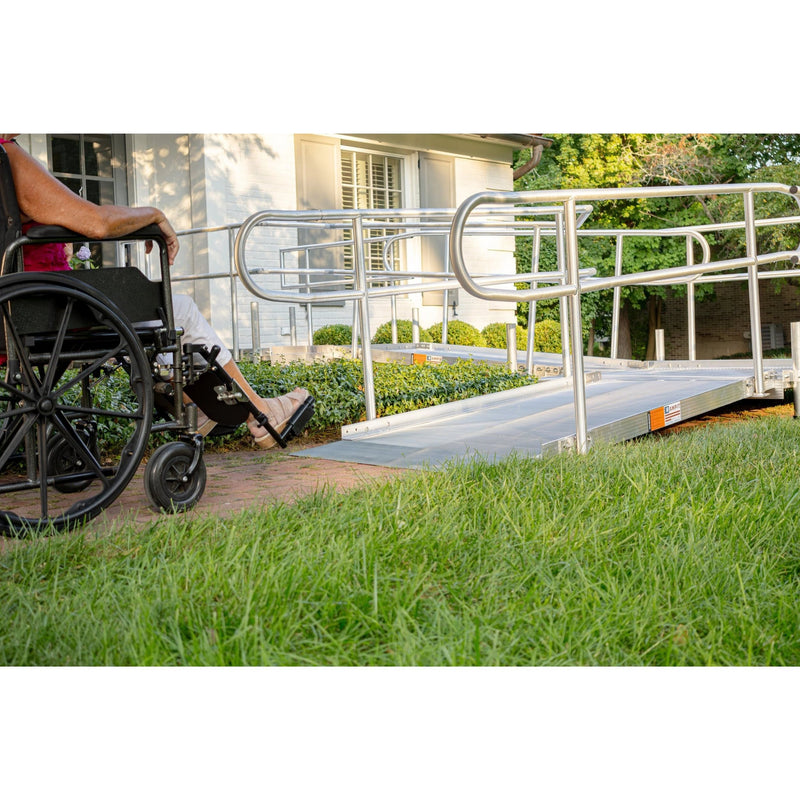 Rampit USA Aluminum Modular Wheelchair Ramp - 48" W | Independence Series
