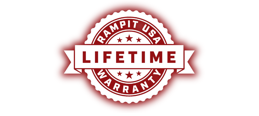Rampit USA Lifetime Warranty Logo