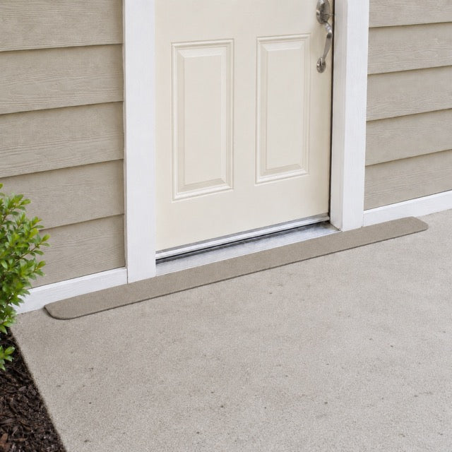 SafePath EZEdge StoneCap Colored Rubber Threshold Ramp - 0.5″ H  x 74.25" W - ADA Compliant