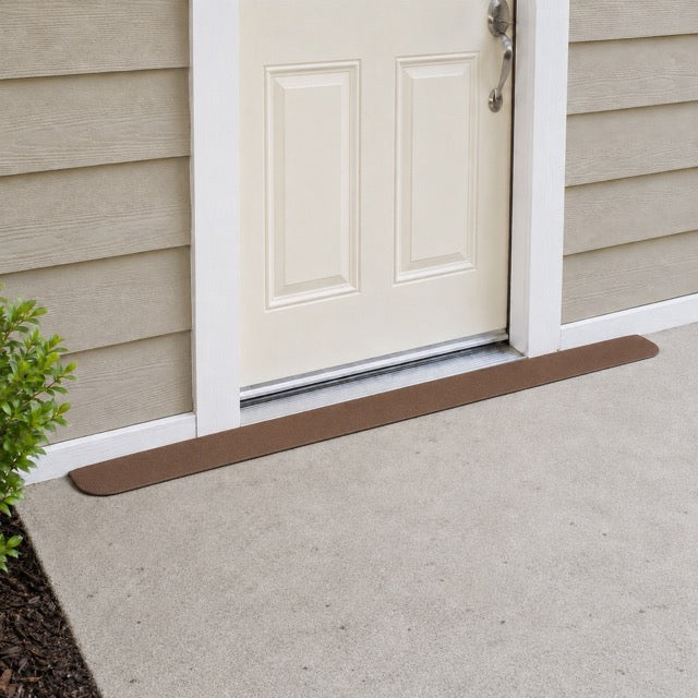 SafePath EZEdge StoneCap Colored Rubber Threshold Ramp - 0.5″ H  x 74.25" W - ADA Compliant