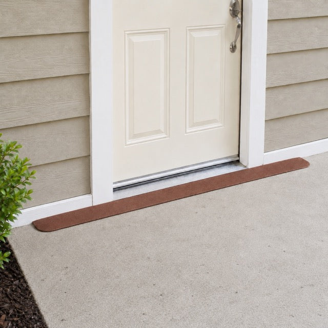SafePath EZEdge StoneCap Colored Rubber Threshold Ramp - 0.5″ H  x 74.25" W - ADA Compliant