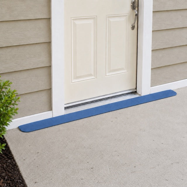 SafePath EZEdge StoneCap Colored Rubber Threshold Ramp - 0.5″ H  x 74.25" W - ADA Compliant