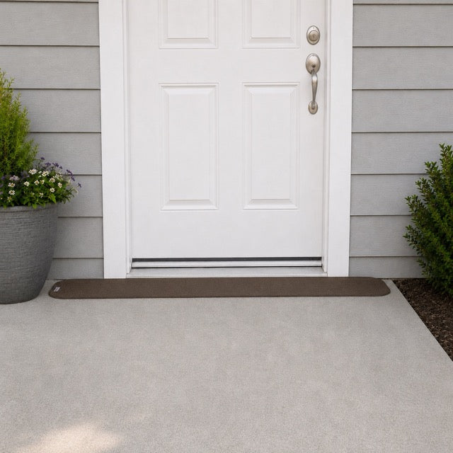 SafePath EZEdge StoneCap Colored Rubber Threshold Ramp - 0.75″ H  x 82" W - ADA Compliant
