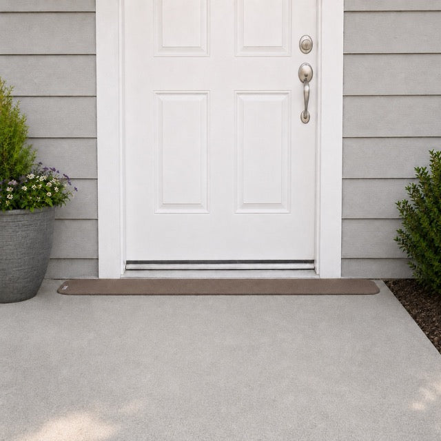 SafePath EZEdge StoneCap Colored Rubber Threshold Ramp - 0.75″ H  x 82" W - ADA Compliant