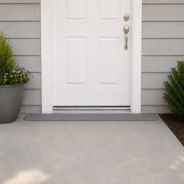 SafePath EZEdge StoneCap Colored Rubber Threshold Ramp - 0.75″ H  x 82" W - ADA Compliant