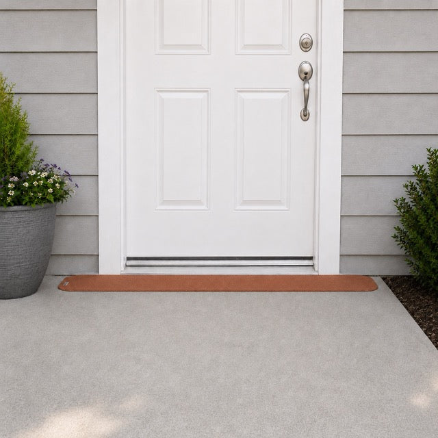 SafePath EZEdge StoneCap Colored Rubber Threshold Ramp - 0.75″ H  x 82" W - ADA Compliant