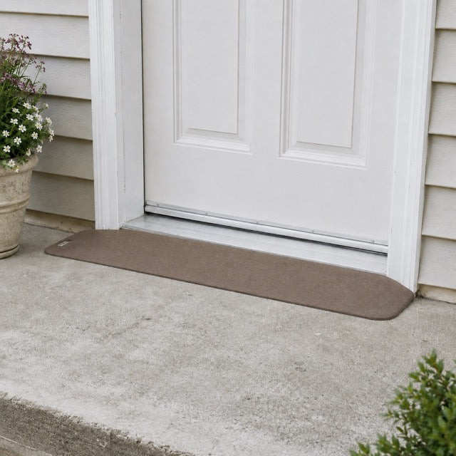 SafePath EZEdge StoneCap Colored Rubber Threshold Ramp - 7/8″ H  x 46" W - ADA Compliant