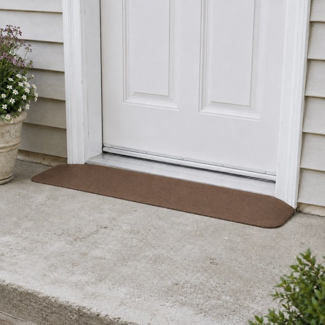 SafePath EZEdge StoneCap Colored Rubber Threshold Ramp - 7/8″ H  x 46" W - ADA Compliant