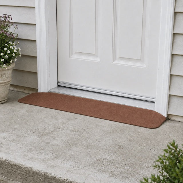 SafePath EZEdge StoneCap Colored Rubber Threshold Ramp - 7/8″ H  x 46" W - ADA Compliant