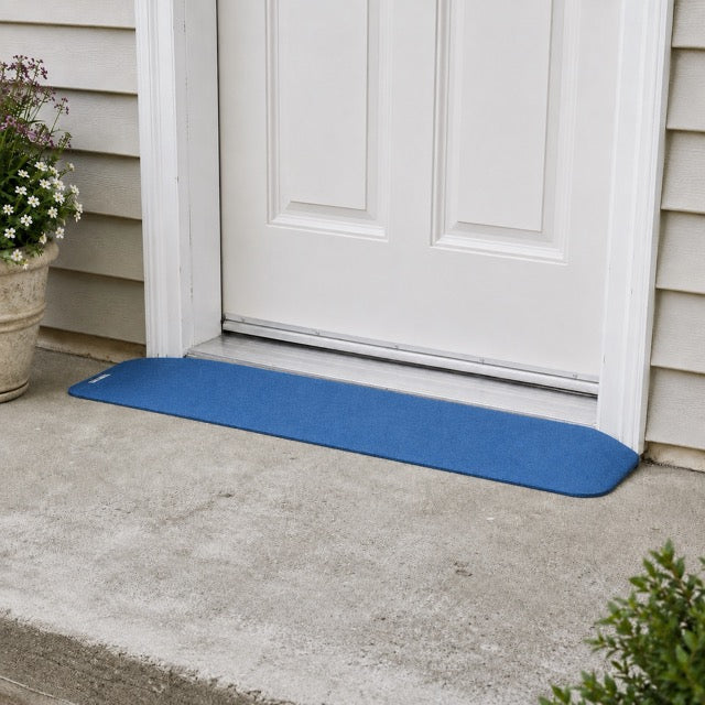 SafePath EZEdge StoneCap Colored Rubber Threshold Ramp - 7/8″ H  x 46" W - ADA Compliant