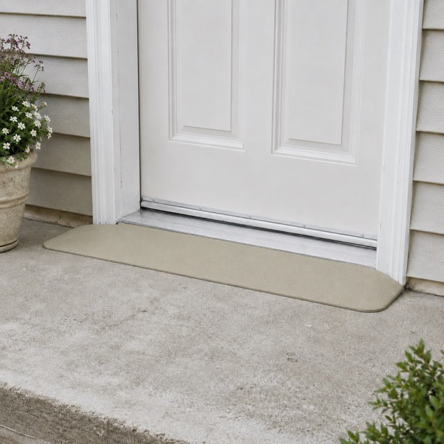 SafePath EZEdge StoneCap Colored Rubber Threshold Ramp - 7/8″ H  x 46" W - ADA Compliant
