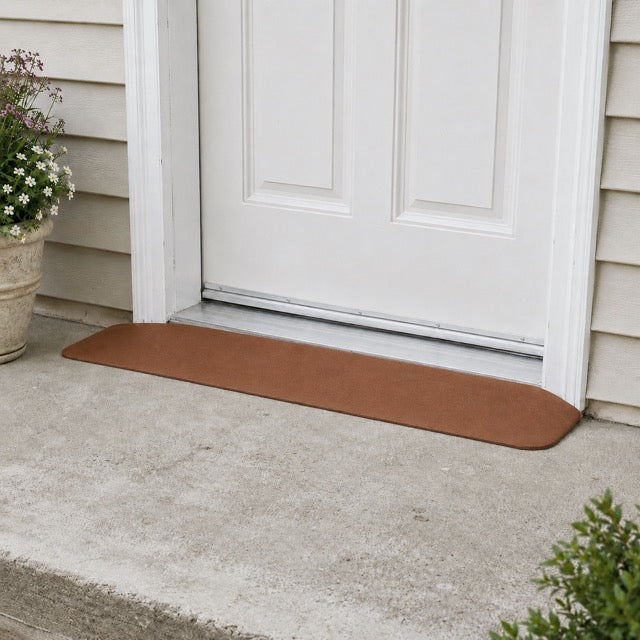SafePath EZEdge StoneCap Colored Rubber Threshold Ramp - 7/8″ H  x 46" W - ADA Compliant