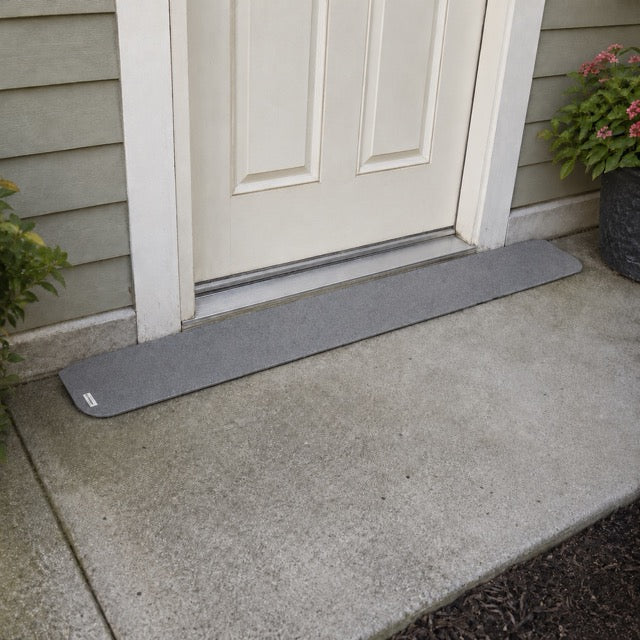 SafePath EZEdge StoneCap Colored Rubber Threshold Ramp - 7/8″ H  x 82" W - ADA Compliant