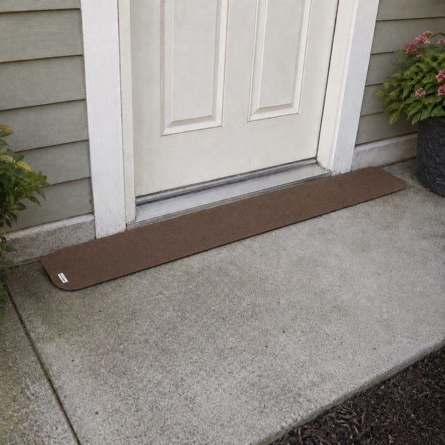 SafePath EZEdge StoneCap Colored Rubber Threshold Ramp - 7/8″ H  x 82" W - ADA Compliant