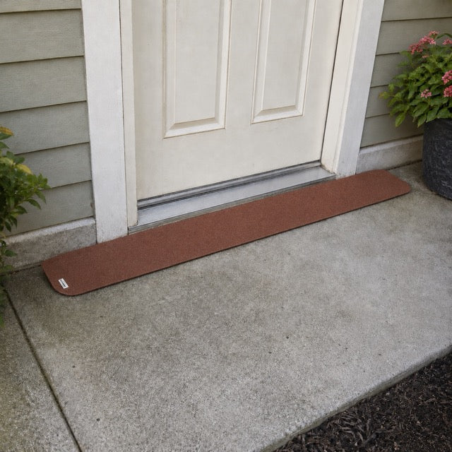 SafePath EZEdge StoneCap Colored Rubber Threshold Ramp - 7/8″ H  x 82" W - ADA Compliant
