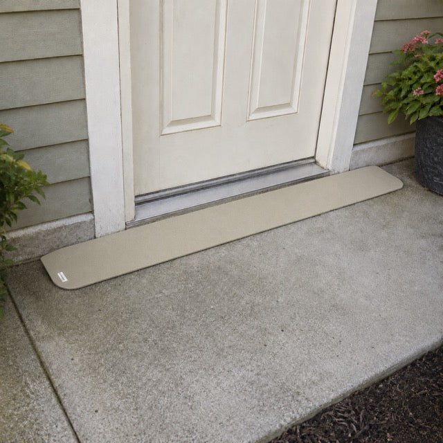SafePath EZEdge StoneCap Colored Rubber Threshold Ramp - 7/8″ H  x 82" W - ADA Compliant