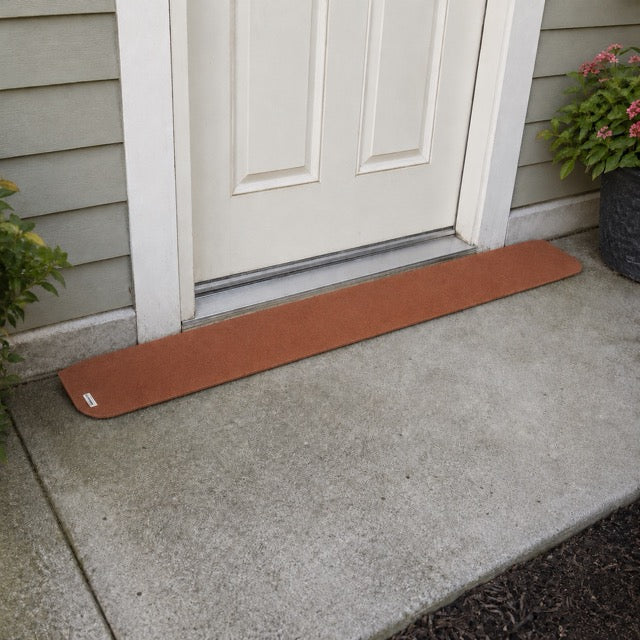 SafePath EZEdge StoneCap Colored Rubber Threshold Ramp - 7/8″ H  x 82" W - ADA Compliant