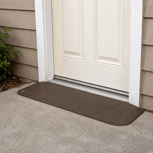 SafePath EZEdge StoneCap Colored Rubber Threshold Ramp - 1.25″ H  x 46" W - ADA Compliant