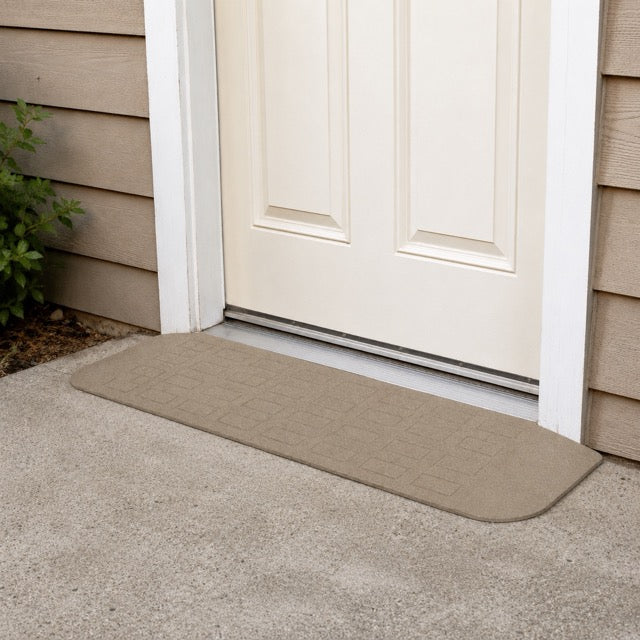 SafePath EZEdge StoneCap Colored Rubber Threshold Ramp - 1.25″ H  x 46" W - ADA Compliant