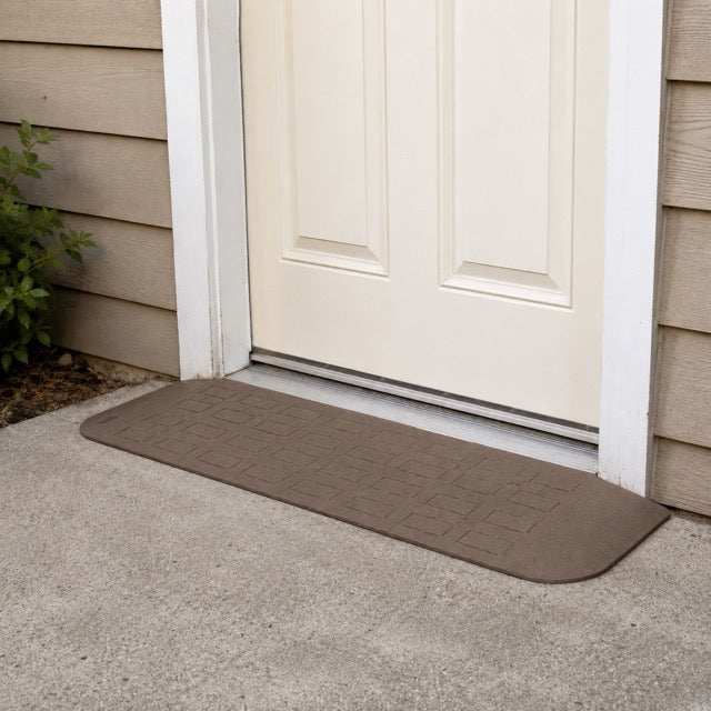 SafePath EZEdge StoneCap Colored Rubber Threshold Ramp - 1.25″ H  x 46" W - ADA Compliant