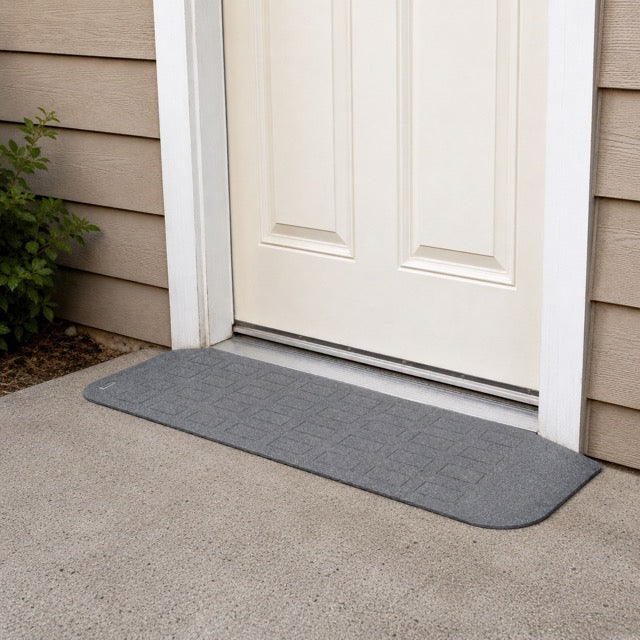 SafePath EZEdge StoneCap Colored Rubber Threshold Ramp - 1.25″ H  x 46" W - ADA Compliant