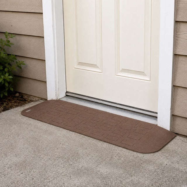 SafePath EZEdge StoneCap Colored Rubber Threshold Ramp - 1.25″ H  x 46" W - ADA Compliant