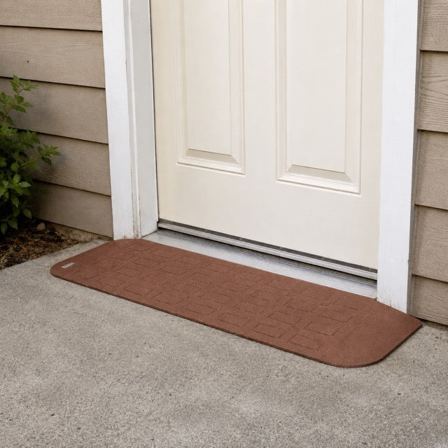 SafePath EZEdge StoneCap Colored Rubber Threshold Ramp - 1.25″ H  x 46" W - ADA Compliant